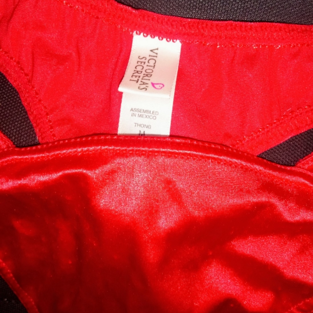 Victorias Secret size Medium Red Thongs